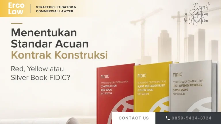 Menentukan Risiko dan Memilih Standar Acuan Kontrak Konstruksi Red, Yellow, atau Silver Book FIDIC?